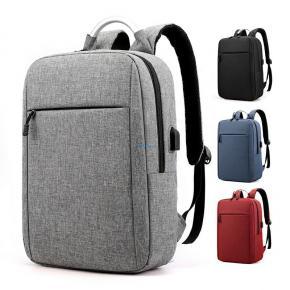 Custom School Bags Travel Anti Theft Slim Durable Laptops Backpack With USB Interface
